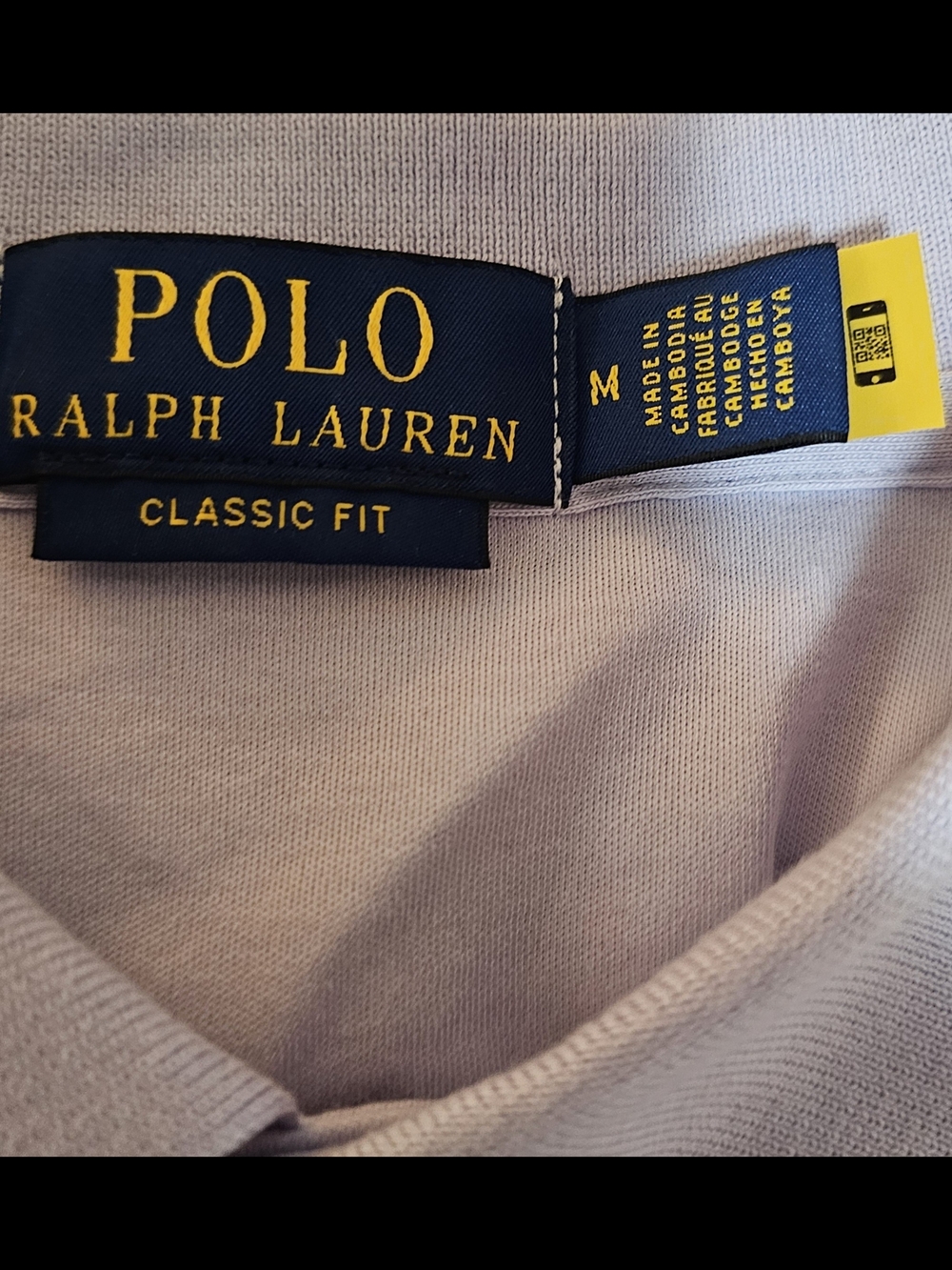Polo by Ralph Lauren Men’s Lavender Short-Sleeve Polo with Embroidered Pony - Picture 8 of 13